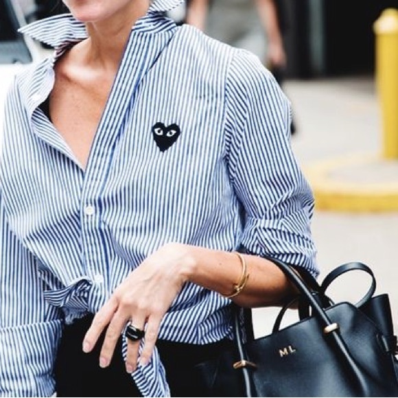 NWT CDG Play Striped Shirt - Picture 4 of 10